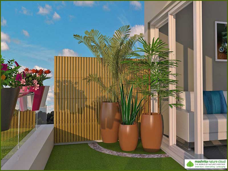 Balcony Garden Three Side Open - Air Purifier Series