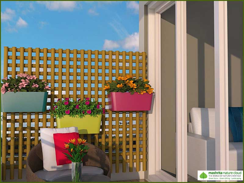Balcony Garden Three Side Open - In Love with Nature